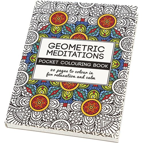 Creotime livre à colorier méditations géométriques A6 20 pages