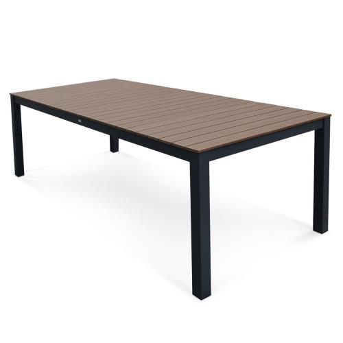 Salon De Jardin Monaco En Bois Composite Et Aluminium Table 220cm