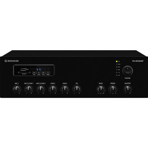 Monacor PA-803DMP ampli 100 V 30 W