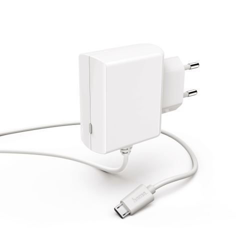 Chargeur micro-USB, 1,2 A, blanc