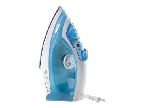 DOMO DO7054S - Fer à vapeur - semelle : Teflon - avec