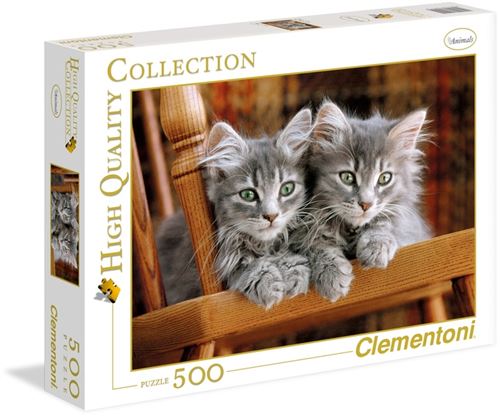 Clementoni Kittens Jeu De Puzzle 500 Pièce(S) Faune - Neuf - Image 3