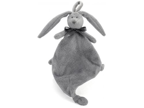 Dimpel - Neela doudou lapin attache-tétine - gris-clair