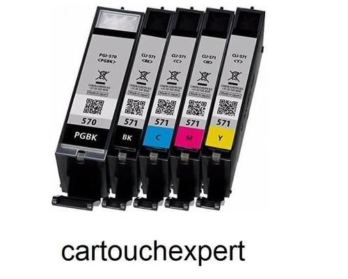 UPrint C-570/571XL PACK - pack de 5 - noir, jaune, cyan, magenta - cartouche d'encre (alternative for: Canon CLI-571BKXL, Canon CLI-571YXL, Canon PGI-570PGBKXL, Canon CLI-571MXL, Canon CLI-571CXL)