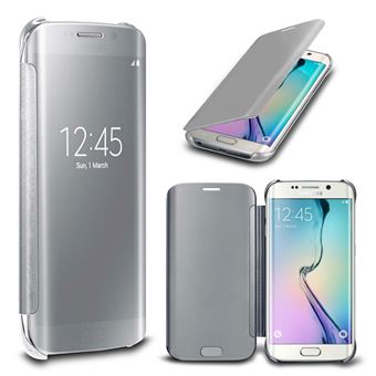 coque galaxy s6 edge clear view coque galaxy s6 edge clear view