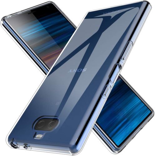 Sony Xperia 10 (XA3) Housse Etui Housse Coque de protection Silicone [Transparent]
