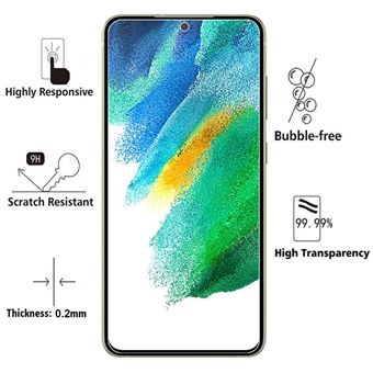 Protecteur d'Écran Samsung Galaxy S21 FE 5G en Verre Trempé - 9H