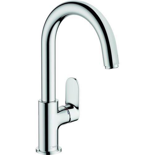 Hansgrohe Vernis Blend Single lever basin mixer with swivel spout & pop-up waste set - Chrome - 71554000