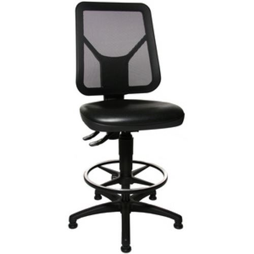 topstar topstar fauteuil de travail tec 80 pk counter, noir noir