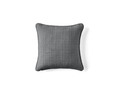 Non Communiqué Gris Miro - Coussin - En Velours Texturé - 40X40 Cm