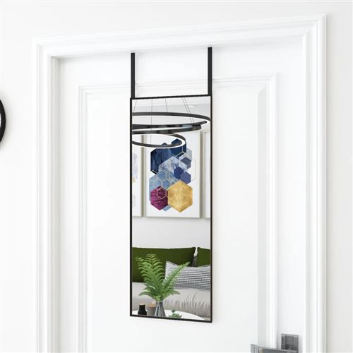 VIDAXL - Miroir de porte - 30 x 80 cm - Noir - Image 3