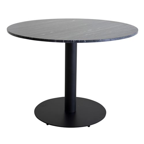 Non Communiqué Gris Table A Manger Fixe Sans Tiroir 4 Personnes Carre En Bois L 106 Cm