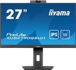 iiyama ProLite XUB2790QSUH-B1 - Écran LED - 27" - 2560 x 1440 QHD @ 100 Hz - IPS - 250 cd/m² - 1300:1 - 0.4 ms - HDMI, DisplayPort, USB-C - haut-parleurs - noir mat