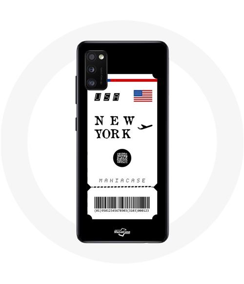 Coque pour Samsung Galaxy S20 plus Billet d'avion New York Maniacase