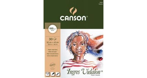 Canson bloc papier à dessin "ingres vidalon" , 240 x 320 mm