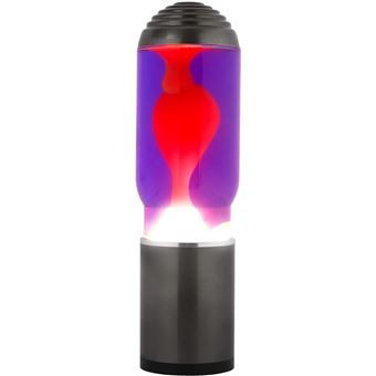 ITotal XL2193 Lampe ADA à Lave avec Base Gris Foncé, Liquide Violet et Cire Blanche - 1