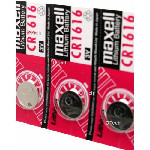 Pack de 5 piles maxell compatible avec MAXELL CR1616 - Otech