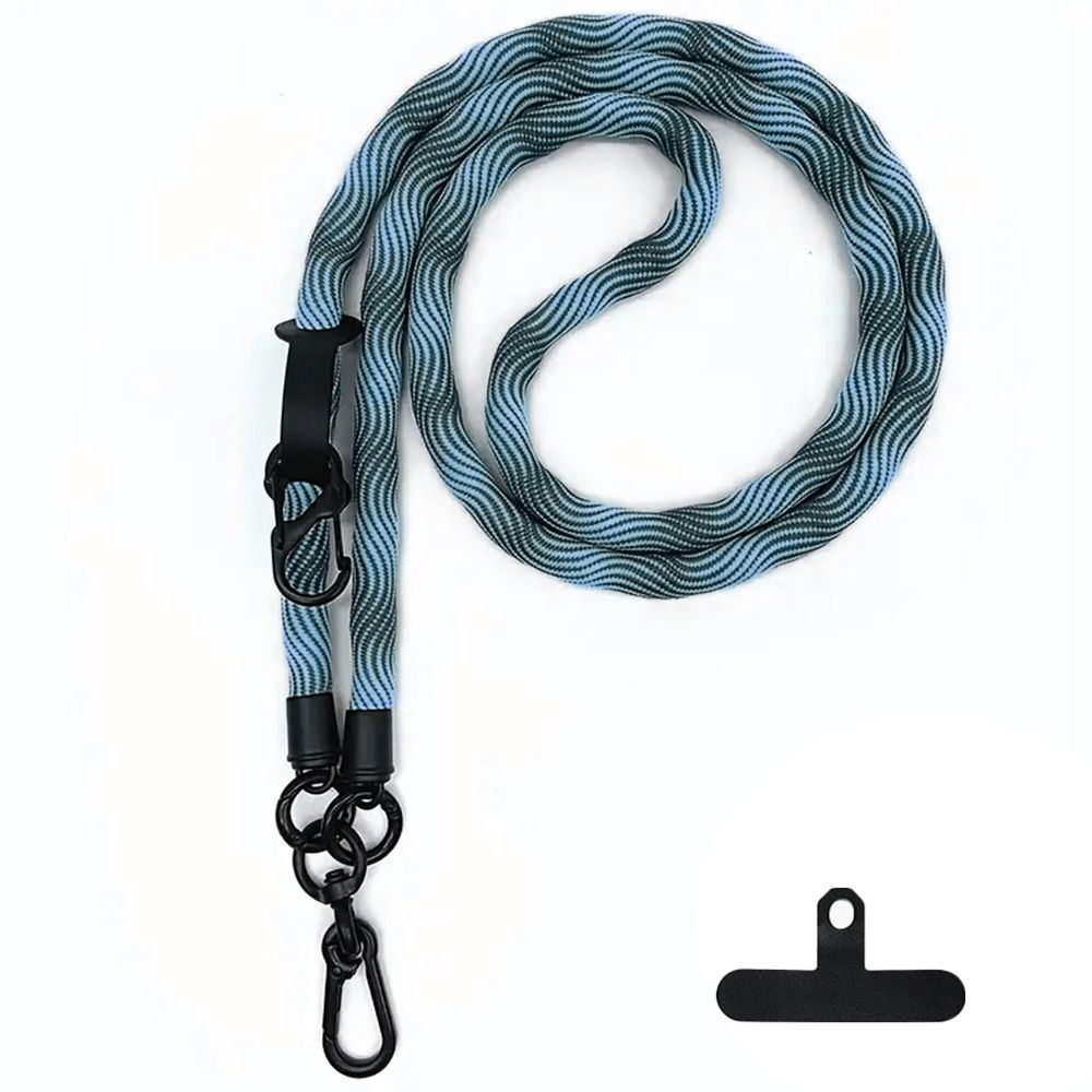 Lanière Téléphone Universelle Avec Crochet 360° | Longueur 80 Cm | Antivol | Compatible Tous Smartphones