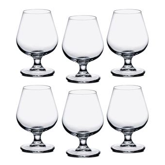 Lot de 12 verre à liqueur, verre à pied, verre dégustation, capacité 25 cl -JUANIO- - 1