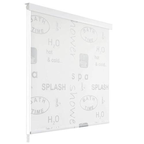 vidaXL Store roulant de douche 80x240 cm Éclaboussures