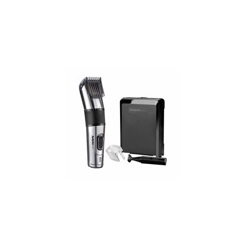 Babyliss E977E - Tondeuse A Cheveux Carbon Steel - 26 Étapes De Longueur - Sans Fil - Lame Auto Aiguisable Acier Inoxydable - Noir