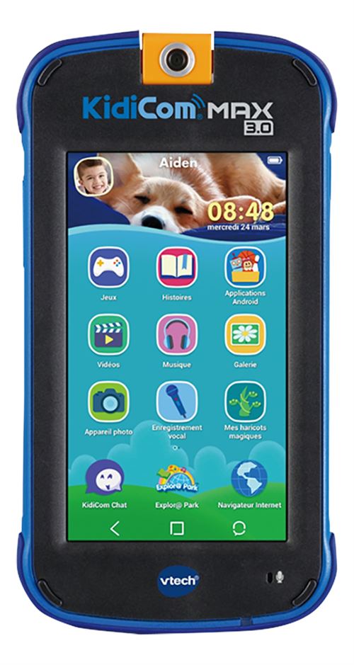 Portable Pour Les Juniors Vtech Baby Kidicom Max 3.0 Bleu