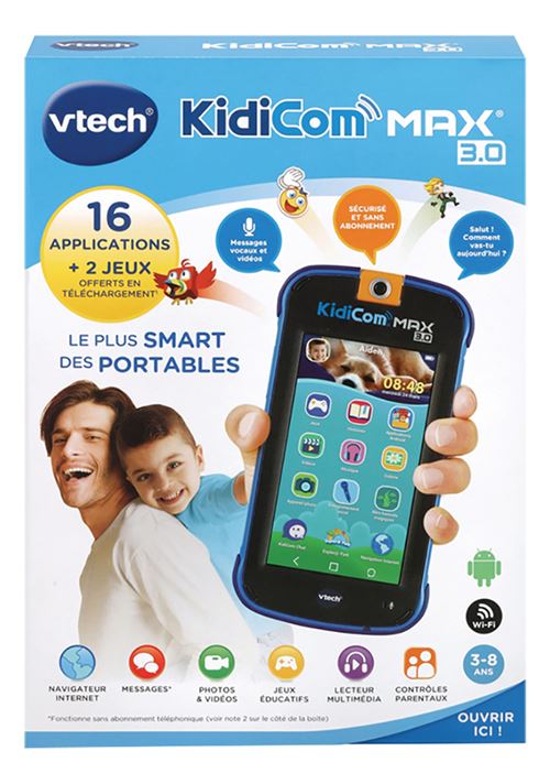 Téléphone pour enfants Vtech KidiCom Advance 3.0 - Rose - 5 ans et plus