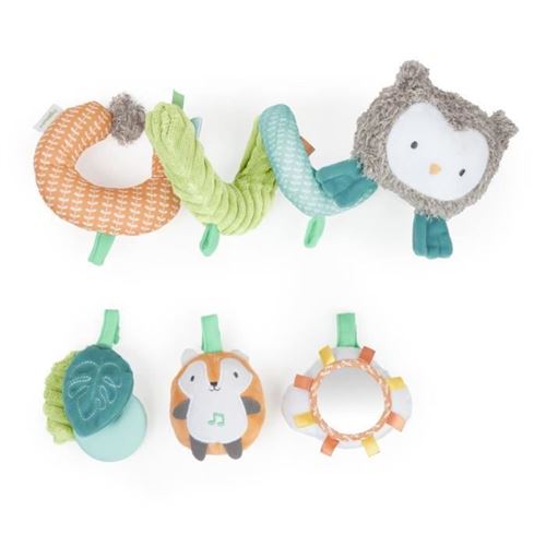 Ingenuity Nally & Friends Barre De Jouets En Spirale, Jouets Amovibles, Anneau De Dentition En Silicone Sans Bpa, Des La Naissance