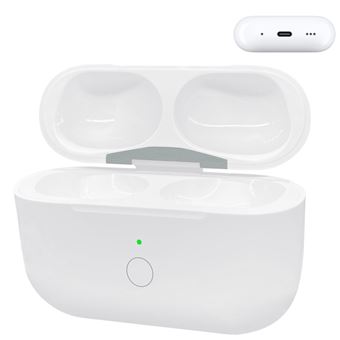 Boîtier de Charge Sans Fil avec USB-C Compatible AirPods pro 1re/2e Génération - Écouteurs Non Inclus - 1
