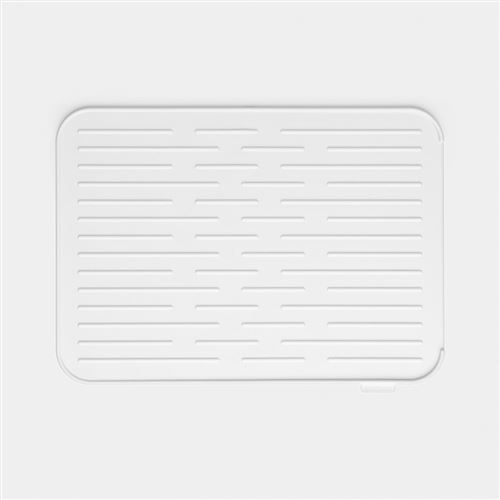 Tapis égouttoir silicone - Brabantia - Blanc - Silicone