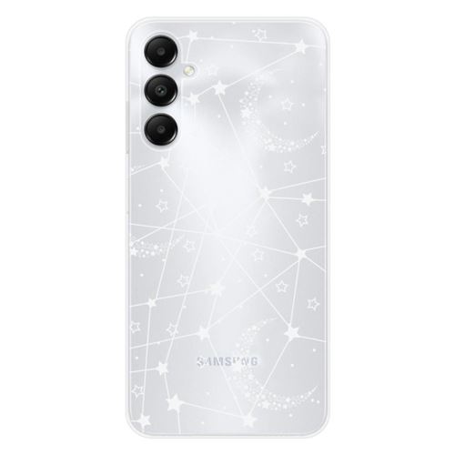 Coque en silicone imprimée compatible Samsung Galaxy A25 Lignes étoilées