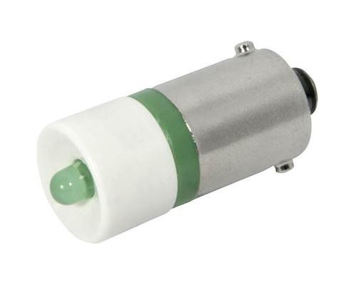 CML Voyant de signalisation LED BA9S vert 230 V/AC 450 mcd 18606231