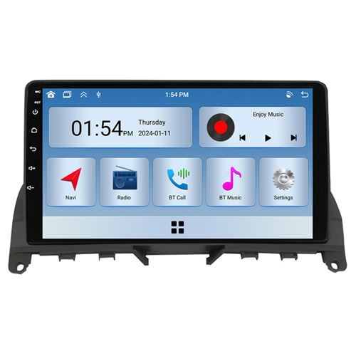 Autoradio RoverOne® Bluetooth CarPlay 2 Din 6Go RAM 128Go ROM pour Mercedes Benz C Class 3 W204 S204 2006-2011