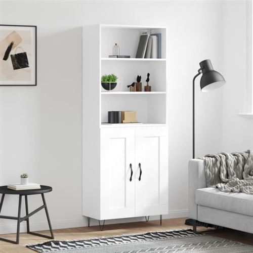 Vidaxl Blanc Buffet Haut - Image 3