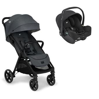 JOIE - Poussette Duo Parcel Lx + Siège auto i-Snug 2 Ebony - 1