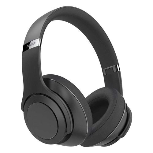 Non Communiqué Noir Hama Hi-Fi Micro-Casque Supra-Auriculaire Bluetooth Stereo Pliable, Micro-Casque, Volume Réglable, Coques Pivotantes