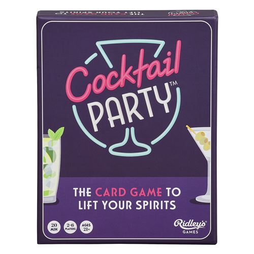 Ridley's Games jeu de cartes Cocktail Party en carton 120 pièces
