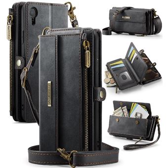 Coque Portefeuille Avec Bandoulière Pour IPhone 12/13/14/15/16 - Neuf - Multi-fonctions