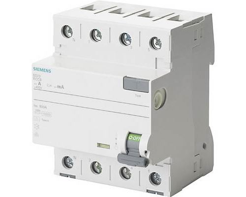 Siemens 5SV33446KL rccb A 4-pin 40A 0.03A 400V fi-protection Switch