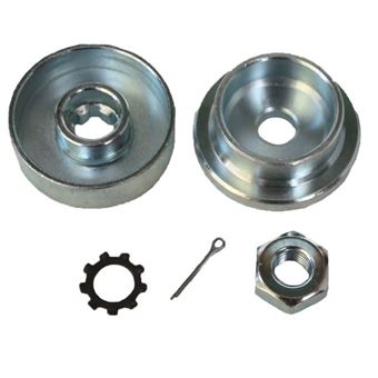 Kit De Fixation Pour Lame De Débroussailleuse - Inclut Plaque, Rondelle Et écrous (M8 Et M10) - Compatible Nombreux Modèles Stihl