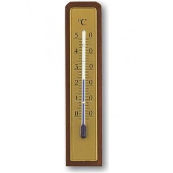 Thermomètre TFA Thermomètre intérieur analogique en noyer 12.1009 naturel -  Station météo thermomètre pluviomètre - Achat & prix