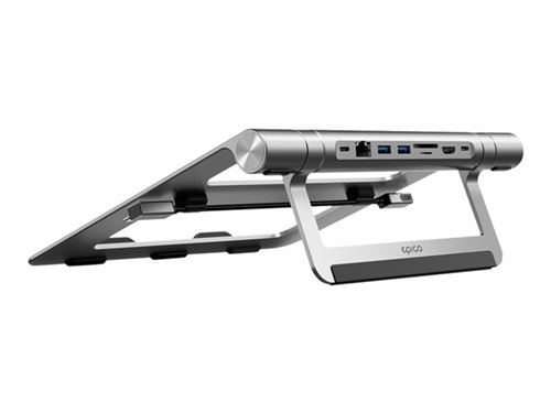 Epico 8-IN-1 MULTIPORT - Station d'accueil + support pour ordinateur portable - USB-C - HDMI - 1GbE