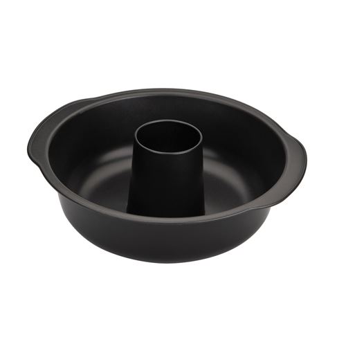 Non Communiqué Noir Moule À Savarin Moka 24X8 Cm - Ibili - Acier