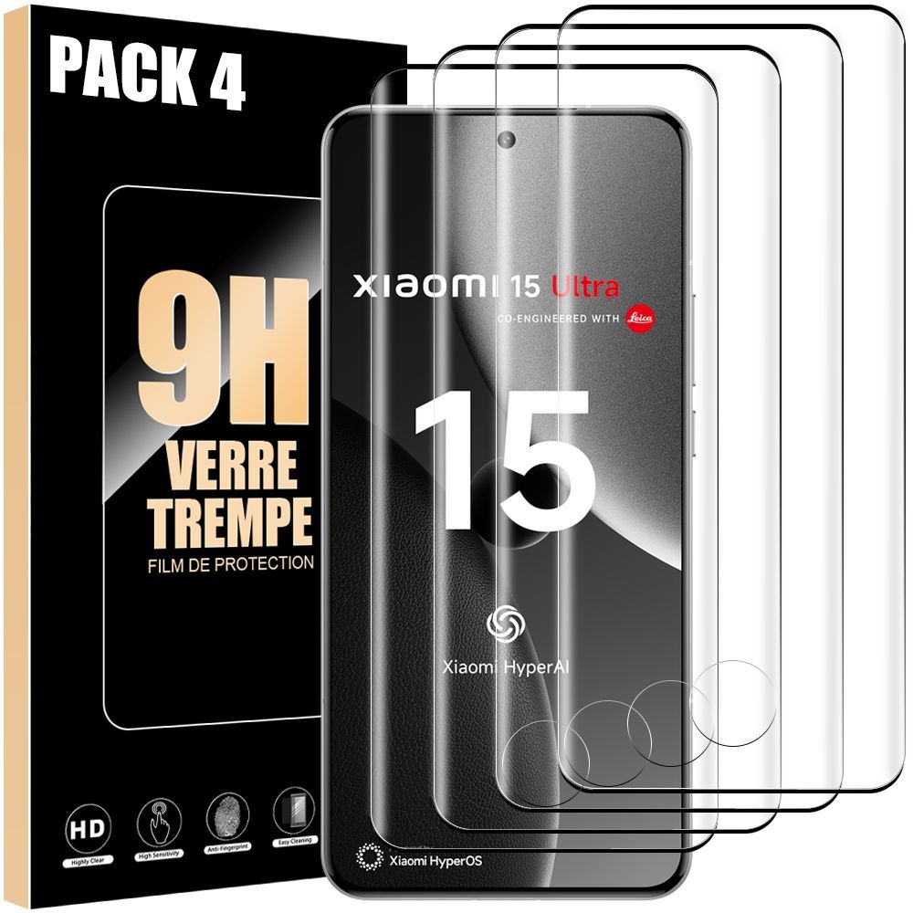 Film De Protection écran Pour Xiaomi 15 Ultra - Lot De 2, Anti-rayures, Brillant, Garantie 10 Ans