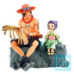 Figurine Banpresto One Piece Ichibansho Emorial Vignette - Ace & Otama 20 cm