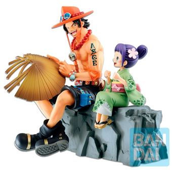 Figurine Banpresto One Piece Ichibansho Emorial Vignette - Ace & Otama 20 cm