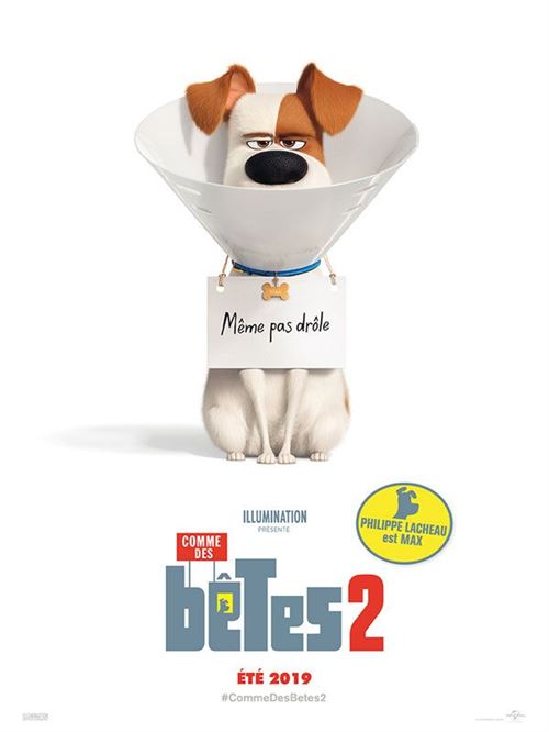 Comme Des Bêtes 2 - 2019 - Chris Renaud - 40x60cm - Affiche de cinéma originale pliée