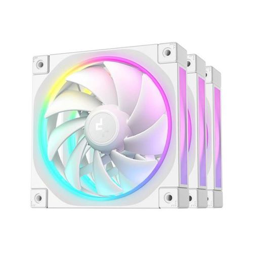 Deepcool Blanc Fl12 Wh-3 In 1 Boitier Pc Ventilateur 12 Cm 3 Pièce(S) - Neuf - Image 2