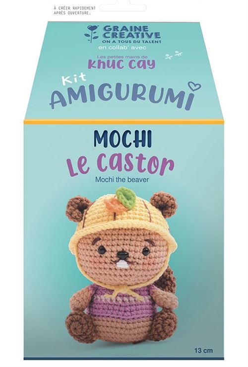 Kit Amigurumi Castor crochet
