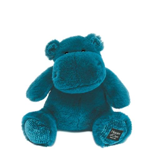 Histoire d'Ours Hippo 25 cm BLEU CANARD Histoire d'ours